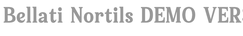 Bellati Nortils - Demo